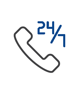 Icone téléphone 24/7